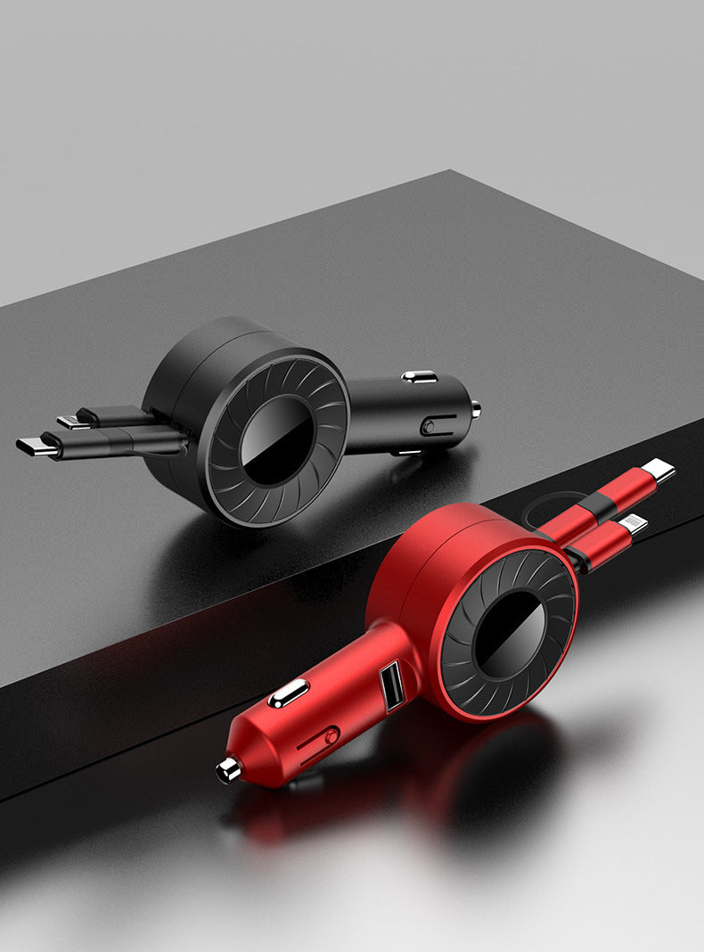 Chargeur de voiture pour téléphone portable, charge rapide