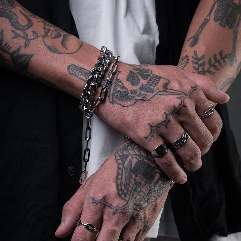 Collier chaîne luxe hommes garçon bijoux élégant couleur or