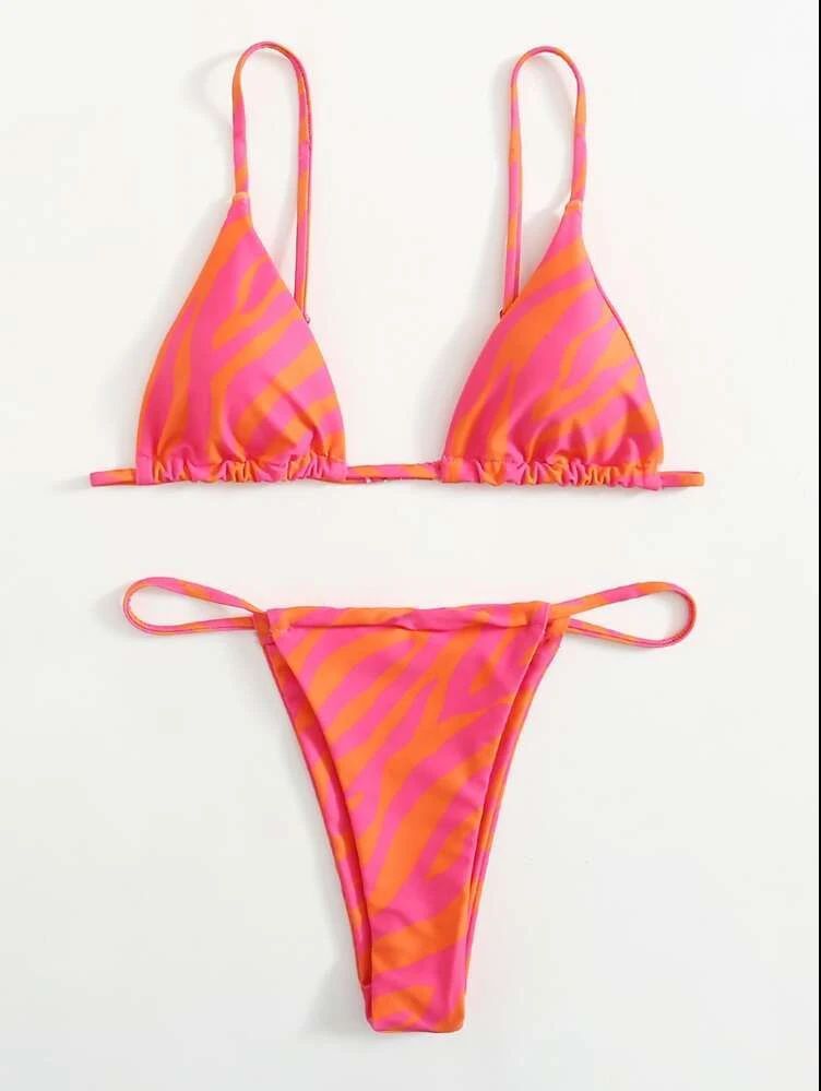 European And American Women's Three-piece Swimsuit