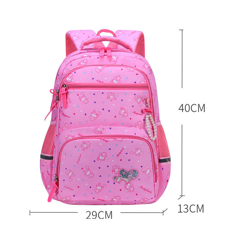Sac à dos pour enfants de style princesse mignon de dessin animé de mode