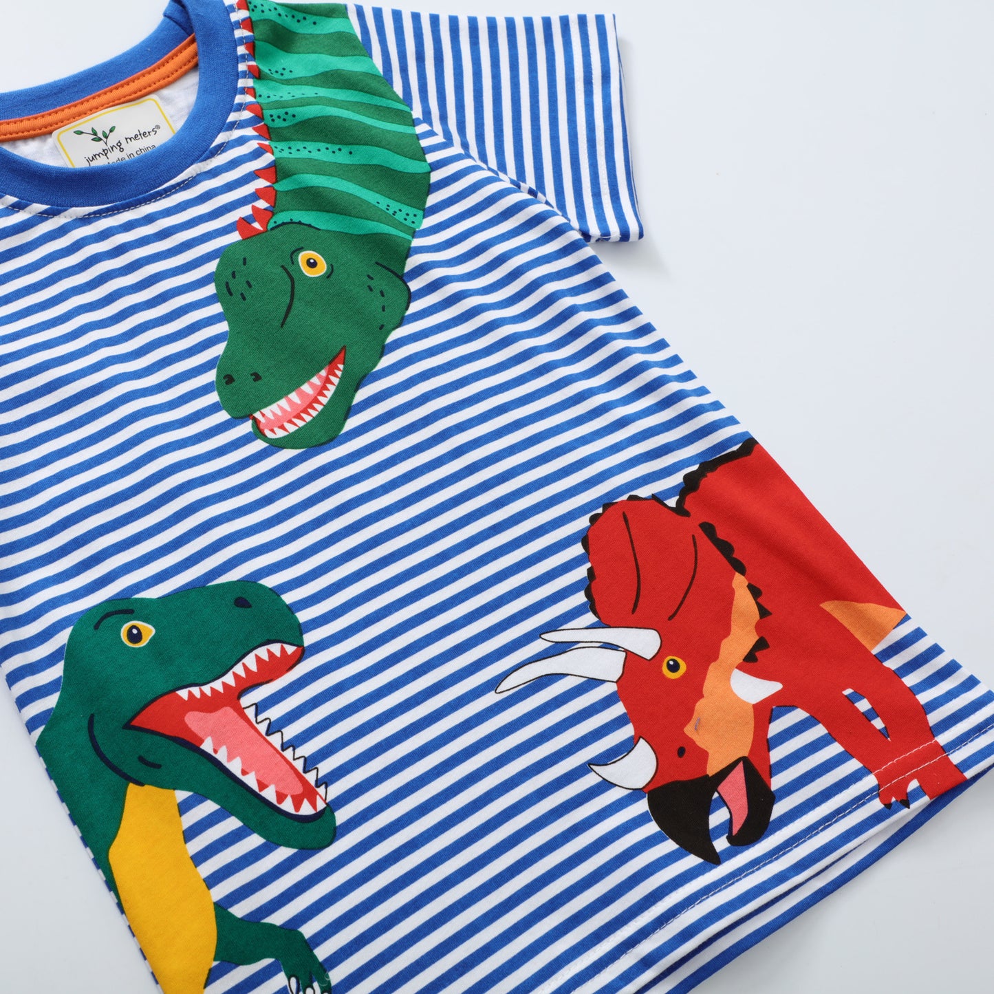 T-shirt dinosaure pour enfants garçons manches courtes dessin animé enfants