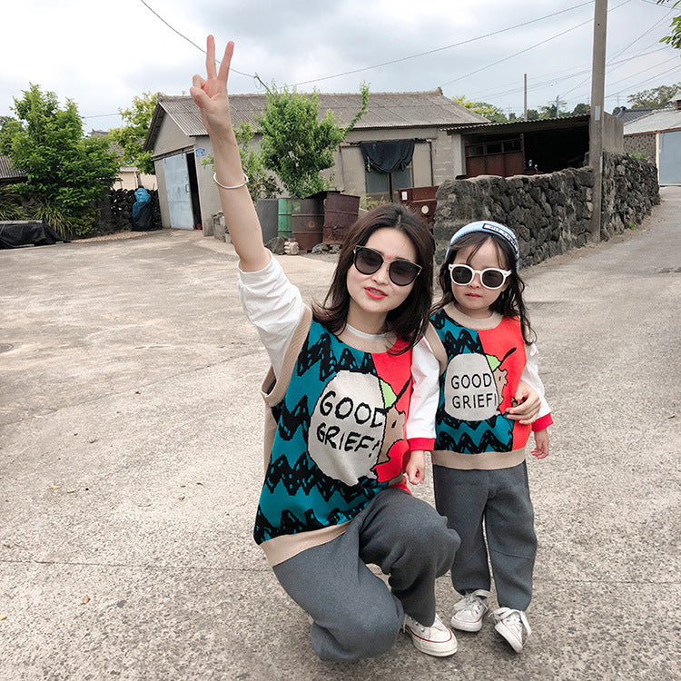 Pulls pour garçons et enfants, vêtements parent-enfant