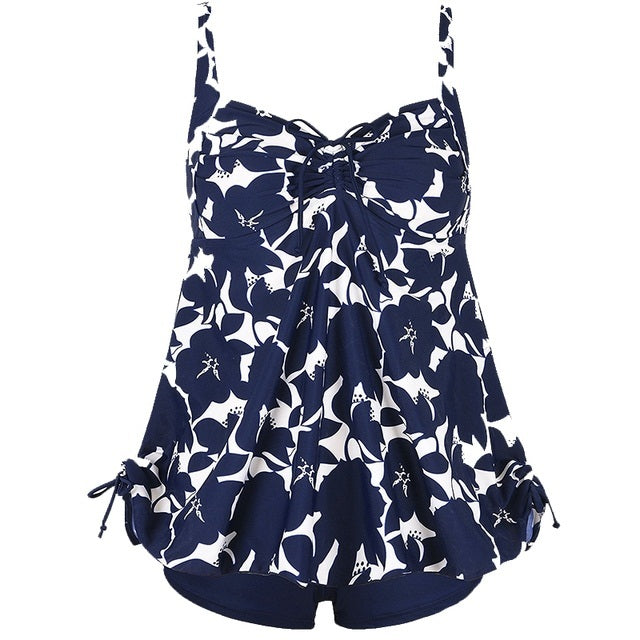 Traje de baño de talla grande y sexy para mujer, traje de baño de 2 piezas