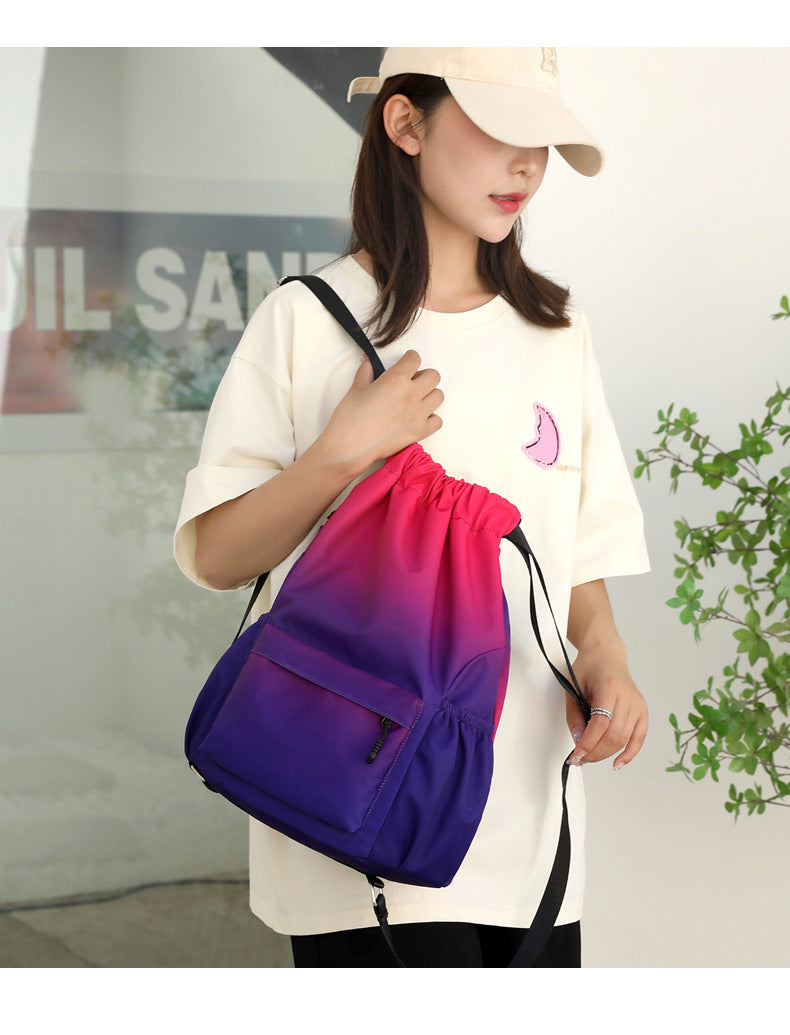 Mochila de tela Oxford Mochila de viaje para hombres y mujeres Baloncesto Fitness Ocio