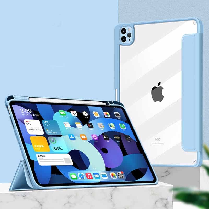 Compatible avec Apple, étui de protection magnétique avec fente pour stylo