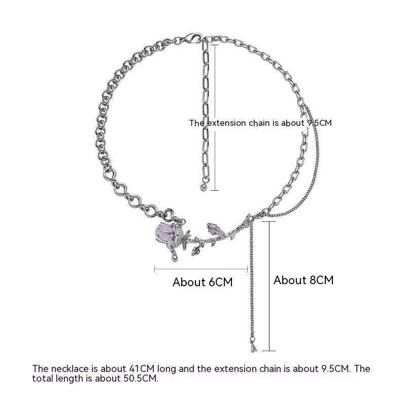 Pendientes originales de la serie Metal Rose