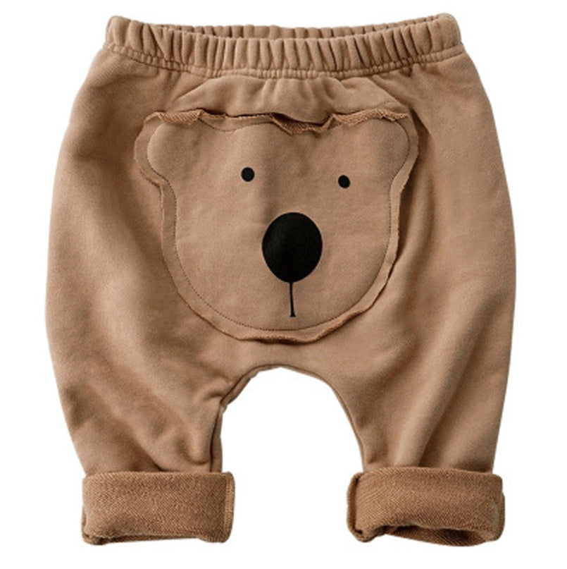 Pantalon bébé patch dessin animé 