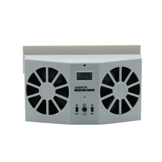 New Solar Car Cooling Artifact Car Exhaust Fan Air Circulation Smoke Exhaust Fan Car Ventilation Fan