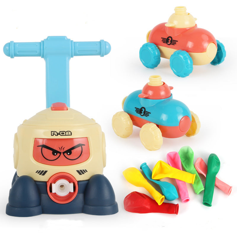 Power Balloon Launch Tower Toy Puzzle  Education Inertia Air Power Balloon Car Science Experimen Toy For Children Gift