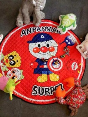 Tapis de rangement pour voiture en coton, modèles d'explosion Ins, tapis de rangement pour jouets, sortie ronde, tapis d'escalade pour enfants, sac de rangement