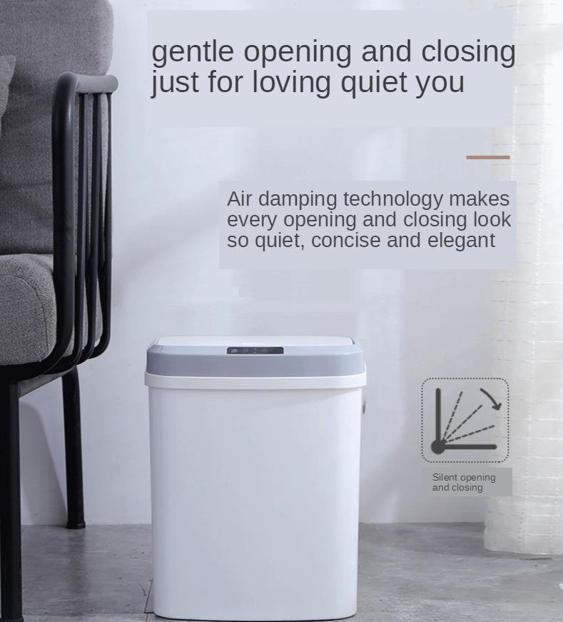 Poubelle intelligente, poubelle de toilette domestique à Induction de cuisine de salon avec couvercle