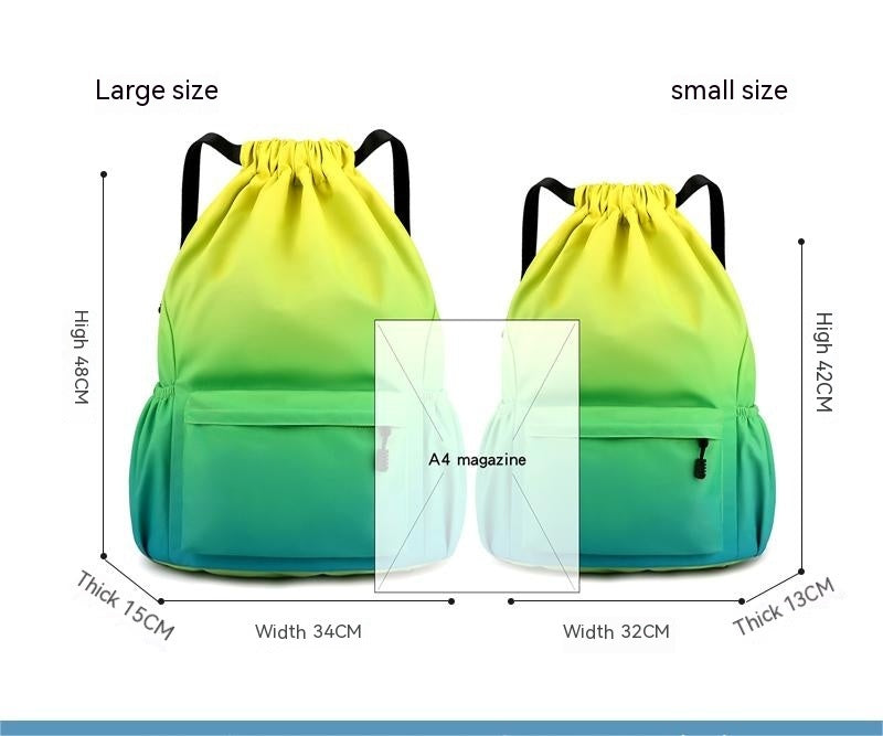Mochila de tela Oxford Mochila de viaje para hombres y mujeres Baloncesto Fitness Ocio