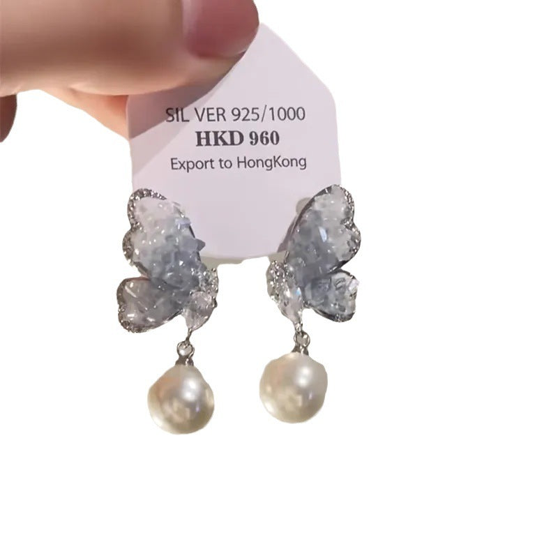 High Sense Light Luxury Temperament New Summer Exquisite Special Interest Earrings Women