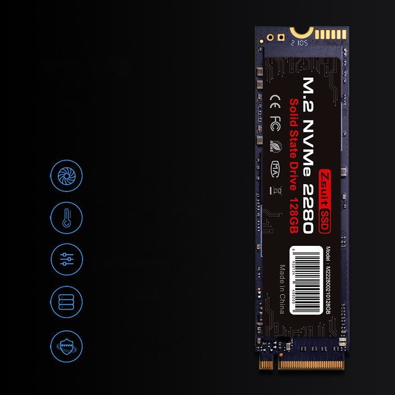 Almacenamiento 128G de Nvme del protocolo de la unidad de estado sólido de la computadora de escritorio 12G M.2 2280