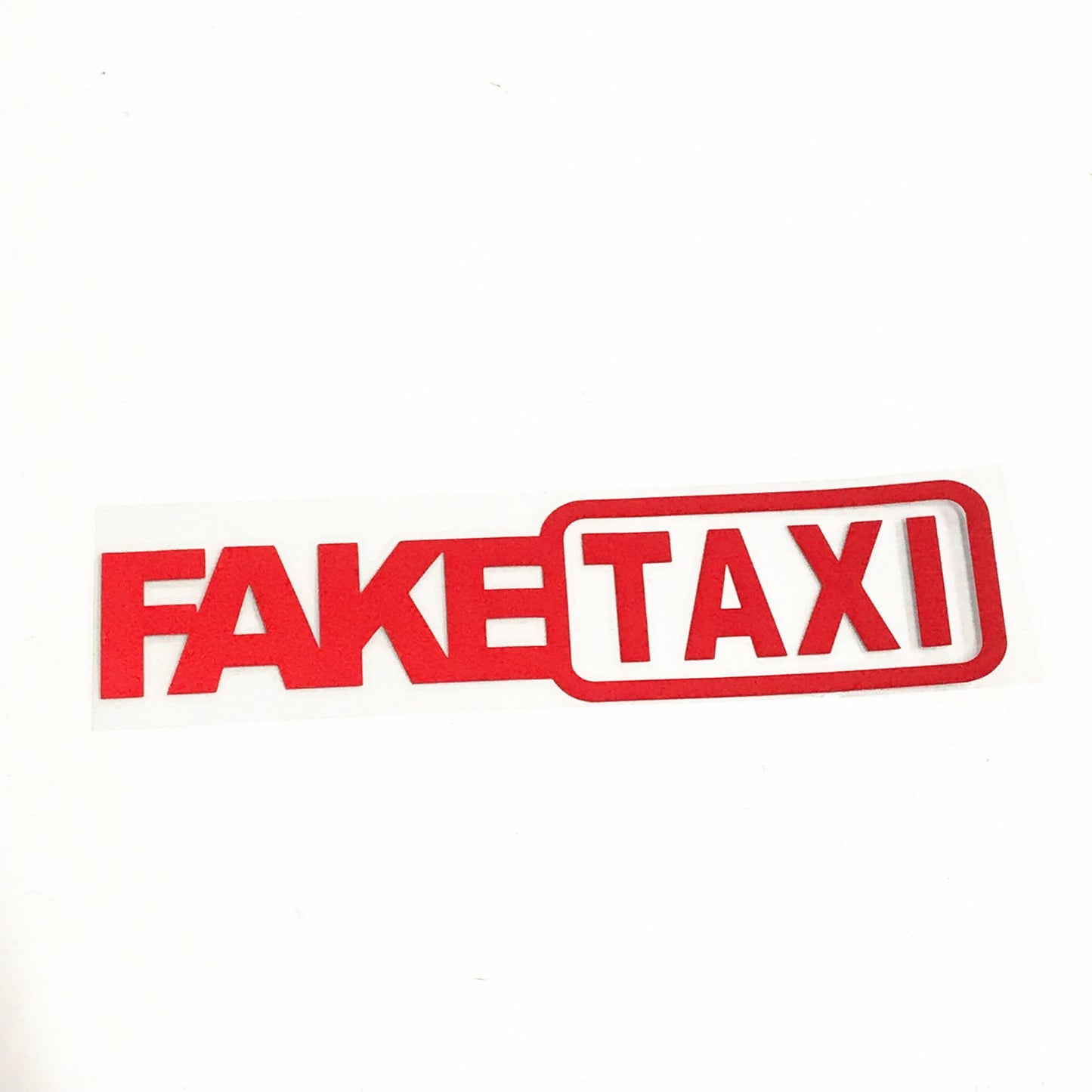 Autocollant drôle de voiture de signe de dérive de faux taxi