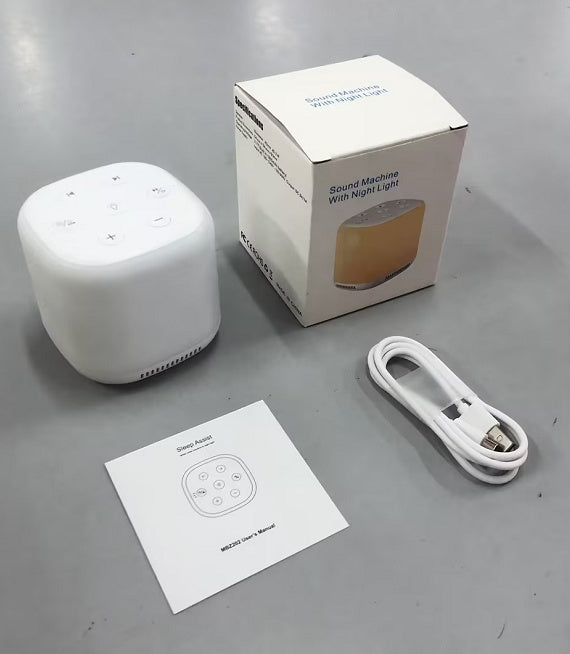 Lumières colorées pour bébé, aide au sommeil à bruit blanc