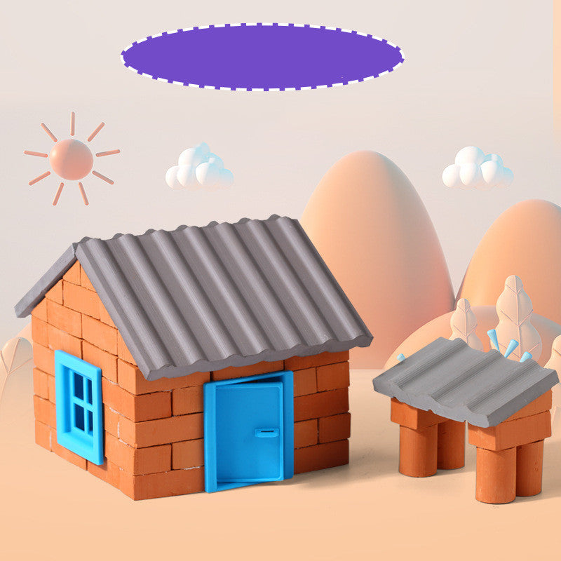Jouets éducatifs Little Mason Toys Mini construire une maison