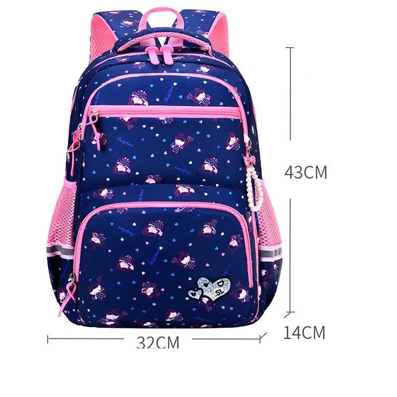 Sac à dos pour enfants de style princesse mignon de dessin animé de mode