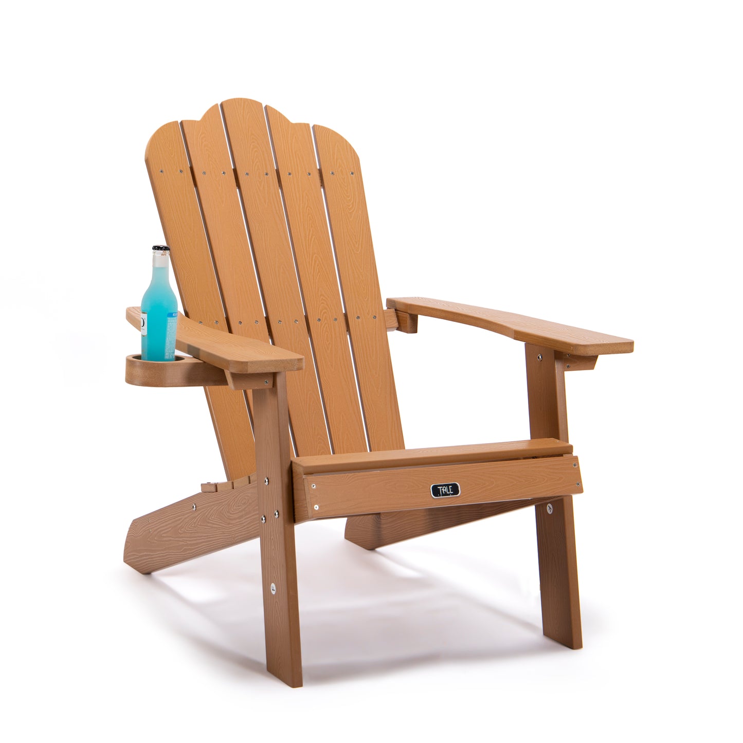 TALE Silla Adirondack Muebles de exterior para patio trasero Asientos pintados con portavasos Plástico resistente a todo tipo de clima y a la decoloración Prohibición de madera Amazon