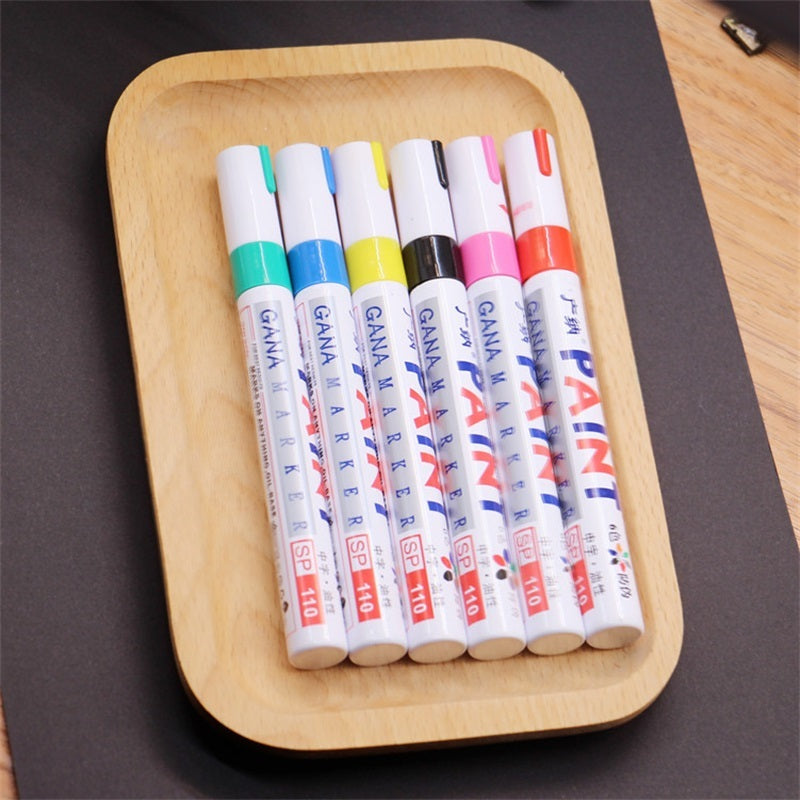Stylo étanche coloré, bande de roulement de pneu de voiture, peinture permanente en métal CD