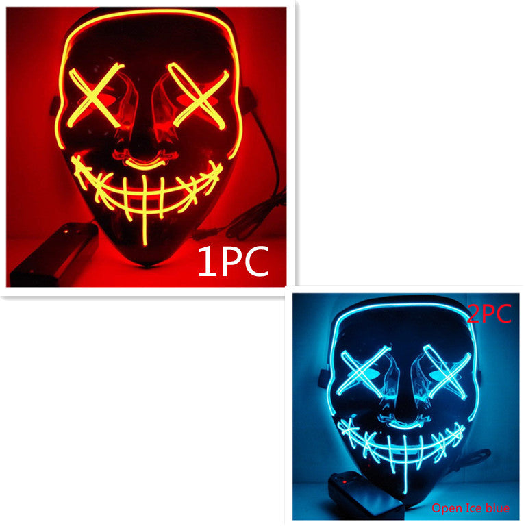 Máscara luminosa Line Up Festive Led Glitter Grimace