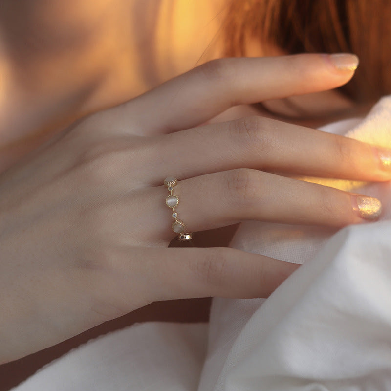 Women's Adjustable Ins Niche Design Ring
