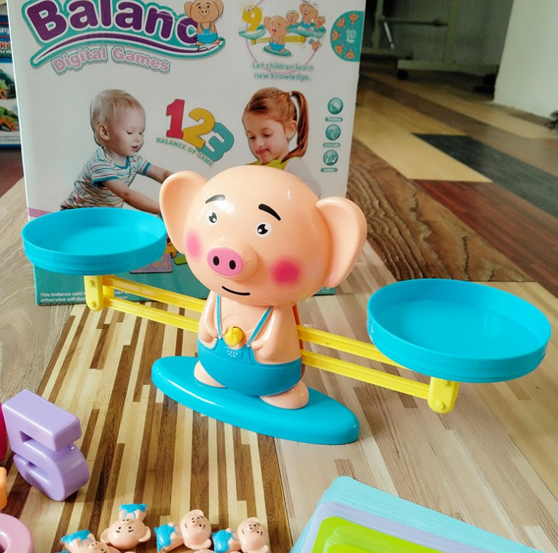 Monkey Balance Children Juguetes de suma y resta digitales tempranos