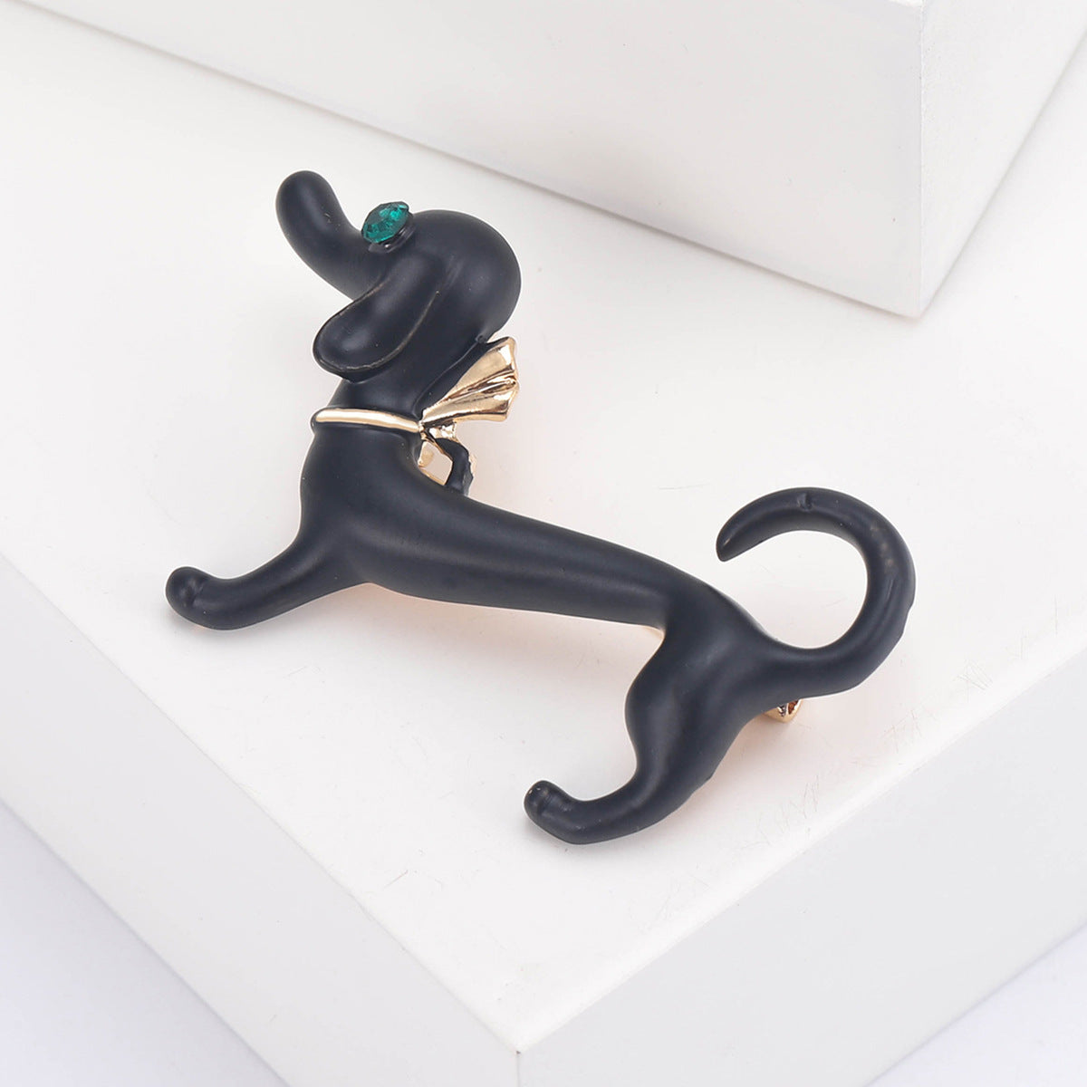 Mignon dégoulinant d'huile saucisse chien Animal broche Simple même Style broche ornement