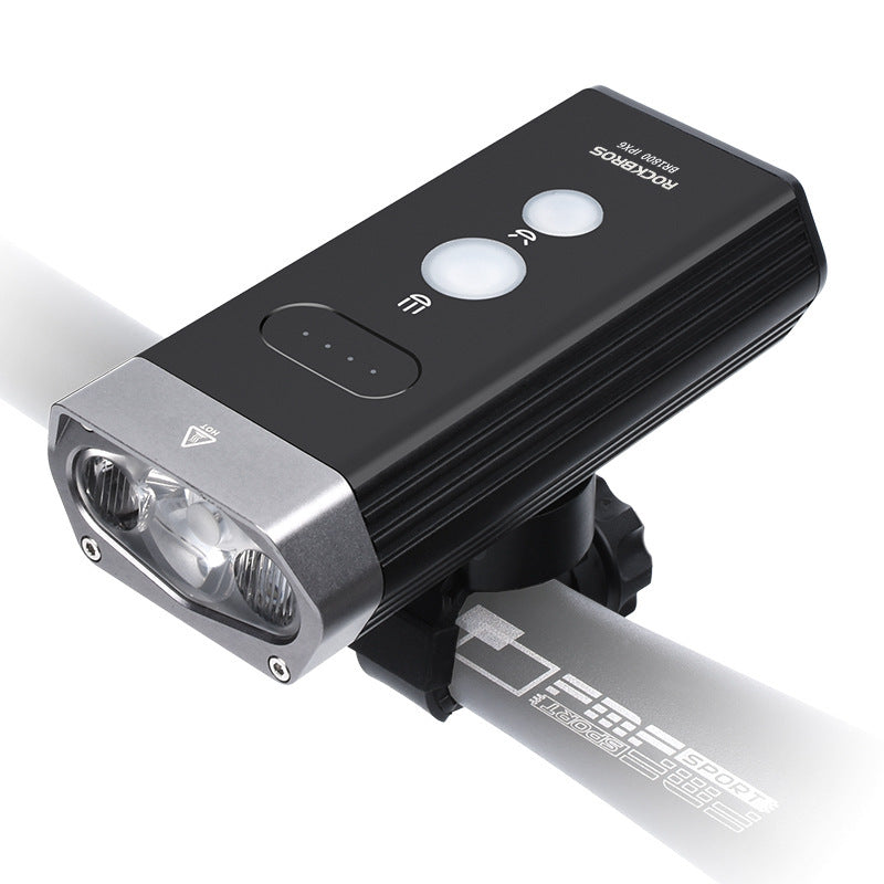 Phare de vélo étanche, banque d'alimentation de 1600 lumens