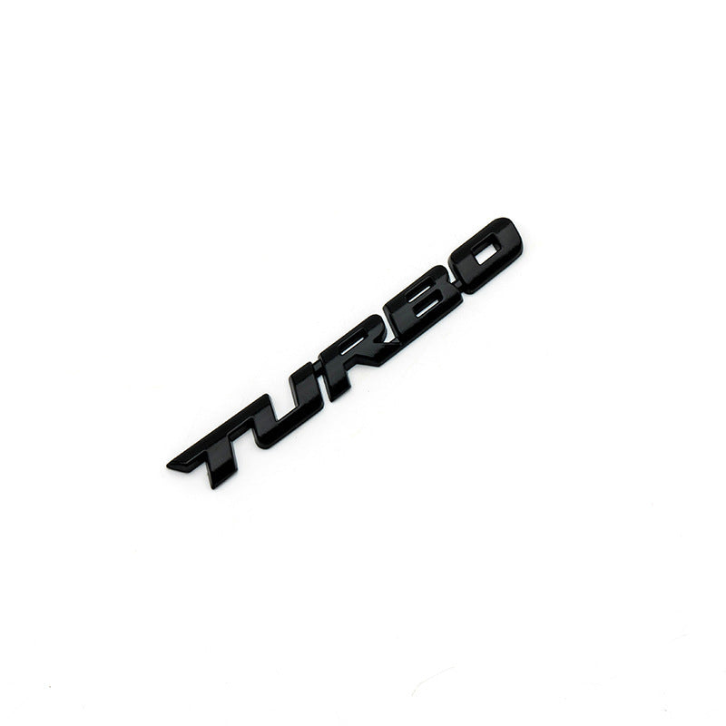 Autocollant de voiture stéréo TURBO TURBO 3D