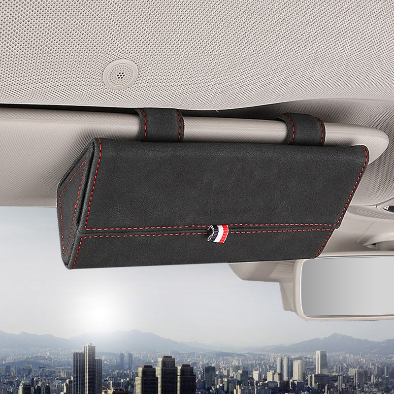 Caja de almacenamiento de gafas de coche