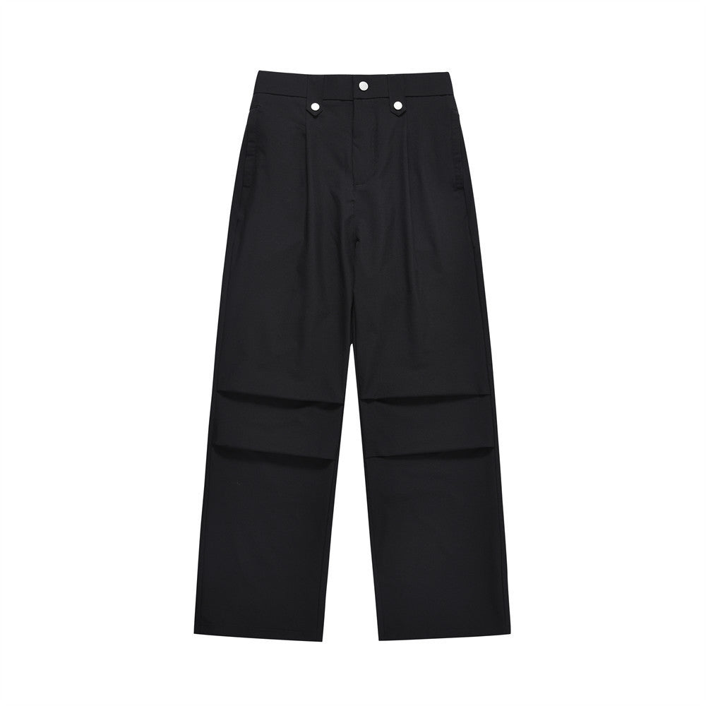 Men Fashion Brands Simple All-match Breathable Comfortable Straight Pants