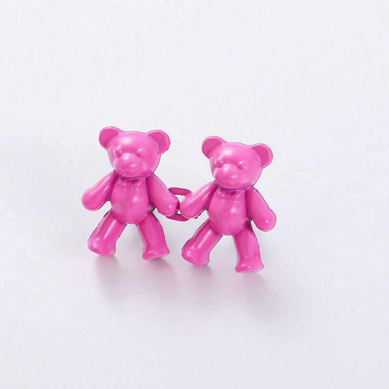Broche ours mignon, Clip de taille, fermeture à pression en métal, épingles pour pantalons, bouton détachable, boucle sans couture, jean, réduire la taille, serrer la broche