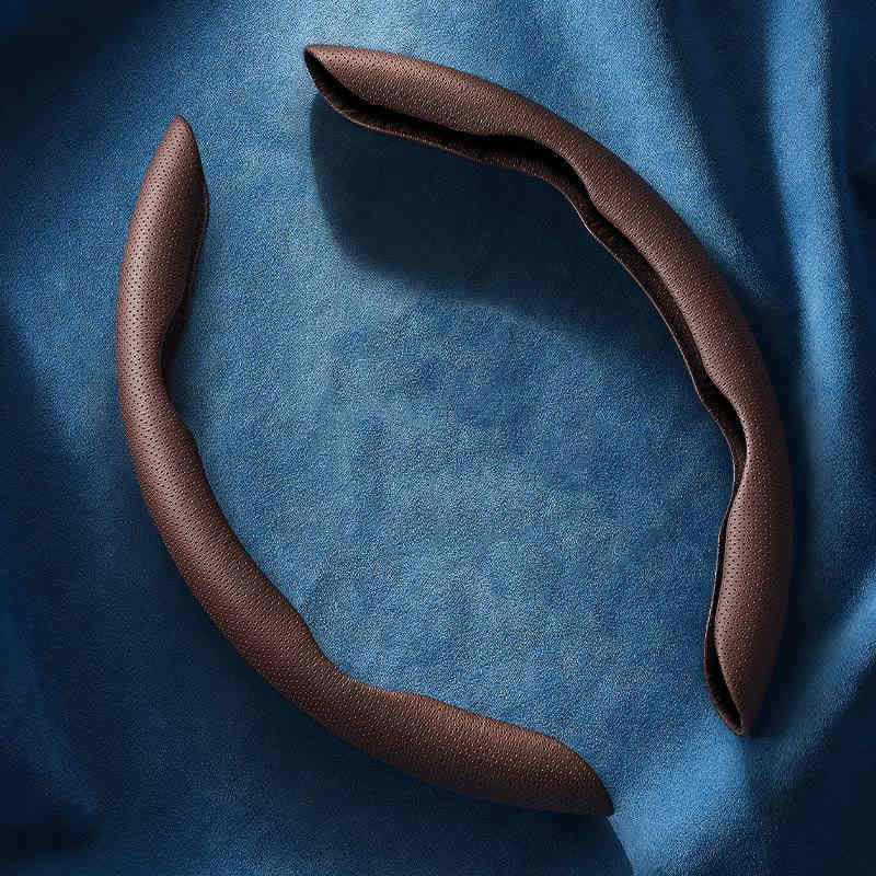 Housse de volant de voiture en daim, Ultra-fine, absorbant la sueur, antidérapante, été