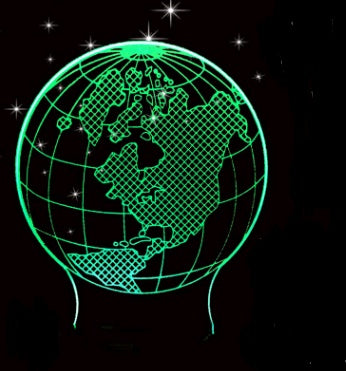 La lámpara de mesa 3D del búho de la luz de la noche llevada puede tocar colorido