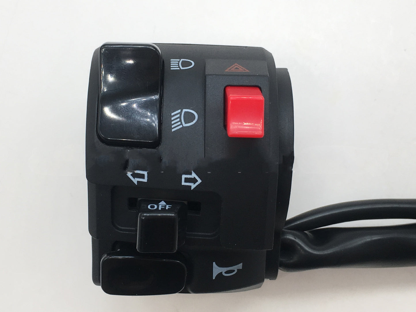 Pièces de moto interrupteur modifié phare clignotant Double interrupteur de démarrage