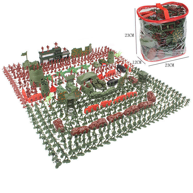 Ensemble de modèles de petits soldats, 500 pièces, jouets pour enfants de 4Cm