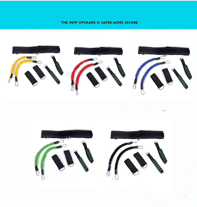 Extracteur de ceinture d'entraînement de résistance, dispositif d'entraînement sportif multifonctionnel pour la force des membres inférieurs des jambes, entraînement d'agilité des jambes 