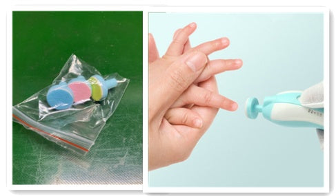 Polisseuse à ongles électrique multifonctionnelle anti-rayures pour bébé