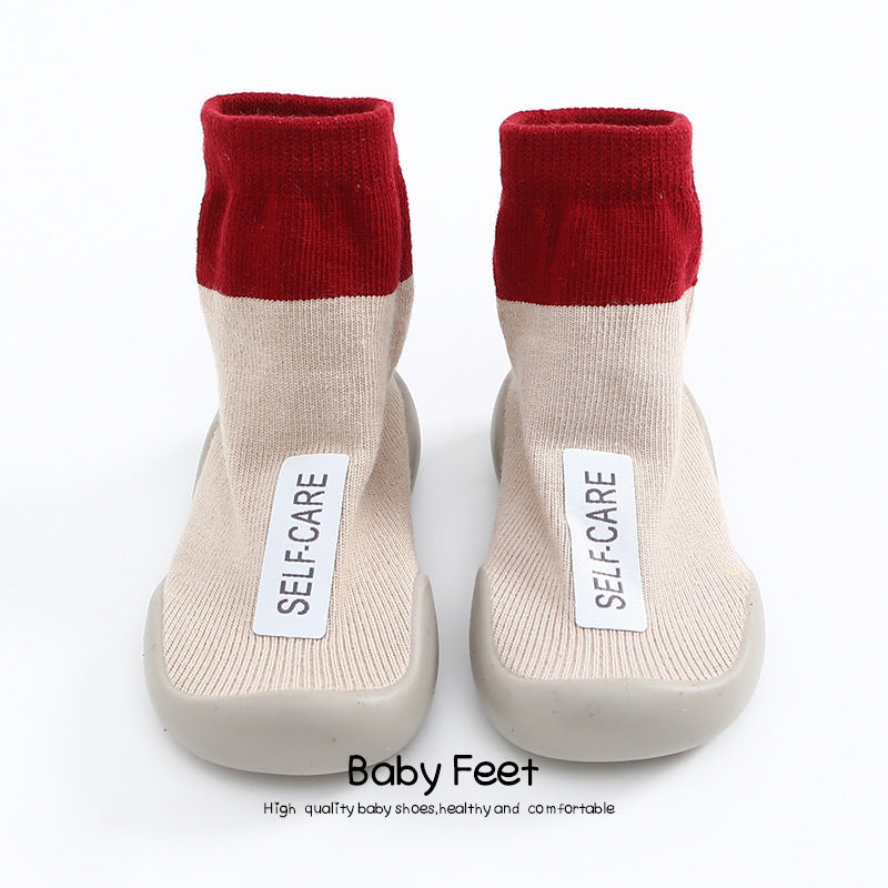 calcetines de bebé zapatos piso zapatos antideslizantes