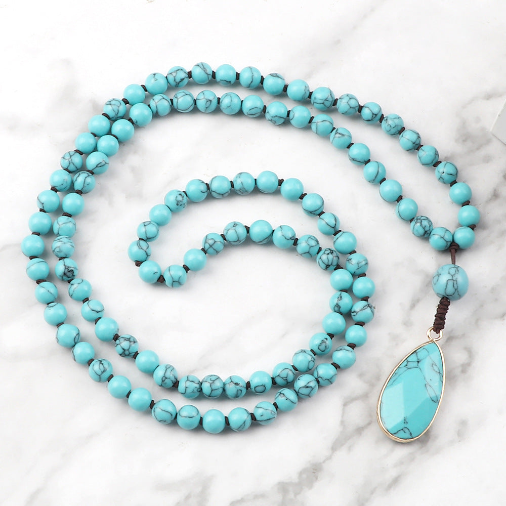 Creative Fashion Multi-circle Layer 108 Pieces Bead String Jewelry Necklace Bracelet