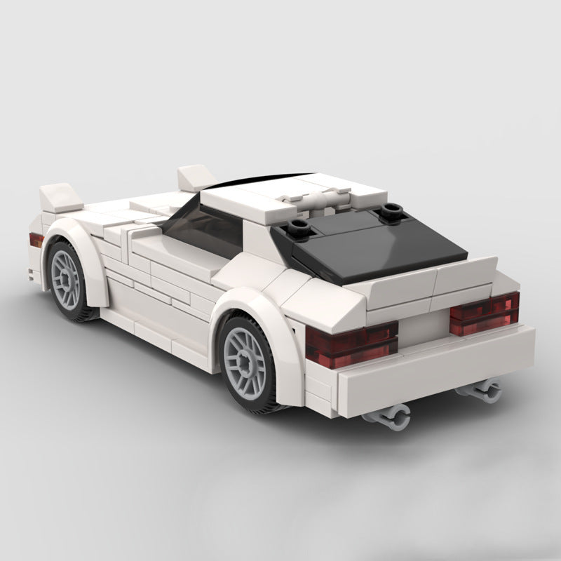 Blocs de construction de modèle de course de voiture de jouet pour enfants compatibles avec le Puzzle de petites particules bricolage