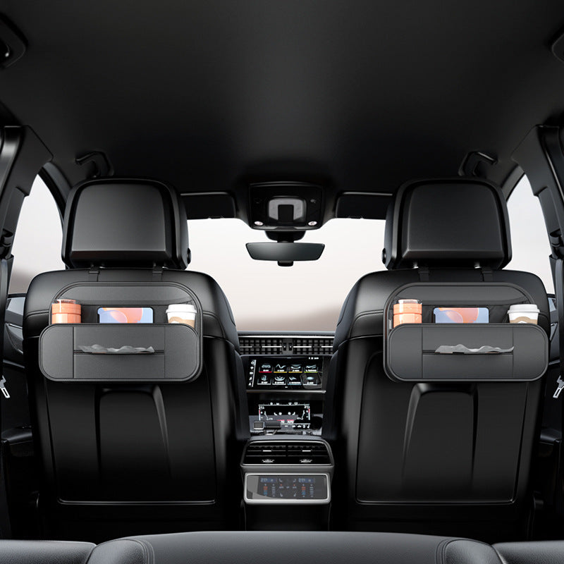 Bolsa de almacenamiento trasera para asiento de coche