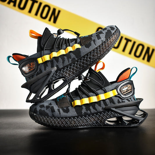 Zapatos para correr para hombre Zapatos viejos salvajes transpirables de gran tamaño