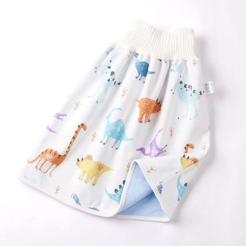 Jupe couche bébé en coton et fibre de bambou