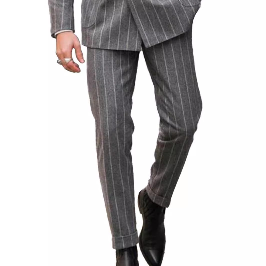 Men's 3D Printed Suit Plaid Camouflage Men's Trousers