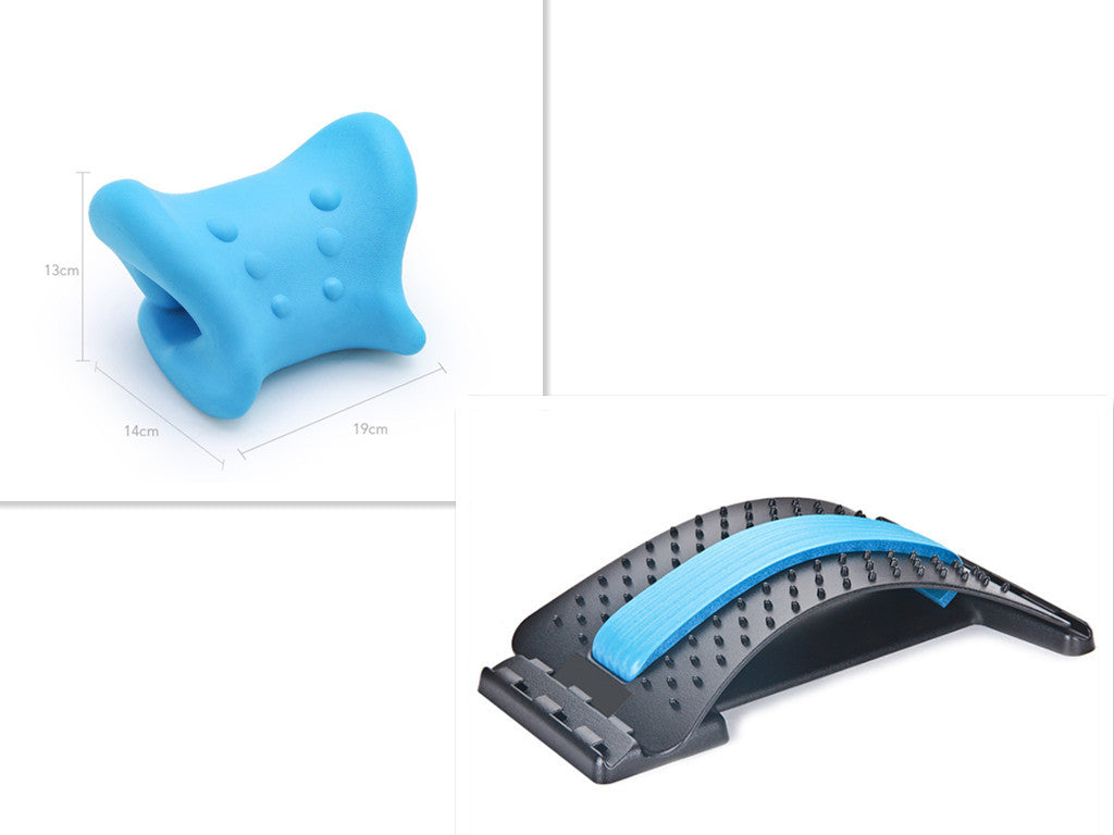 Almohada restauradora para dormir individual, almohada cervical de tracción para masaje