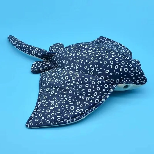 Marine Life Manta Ray Pez Mandarín Marioneta De Felpa Y Colgante De Muñeca Para Niños