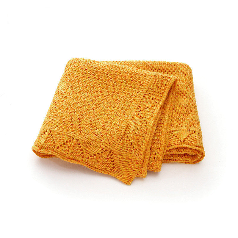 Manta de punto para bebé, funda a prueba de viento.