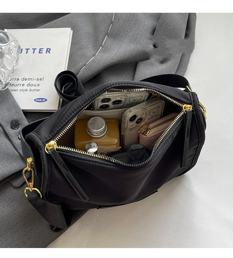 Bolso bandolera de un solo hombro, moderno y versátil, de gran capacidad